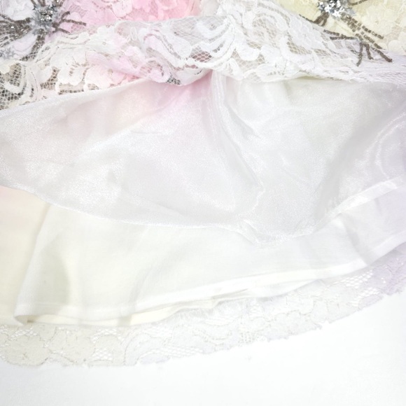 NWT LOVESHACKFANCY KEZIA MINI SKIRT Multi Tie Dye Crystals LS458-992 Size 6‎ - Picture 13 of 16